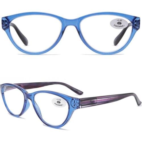 215152 Woman View Glasses Transparent Glasses Youngth Cat Eye Reading Glasses