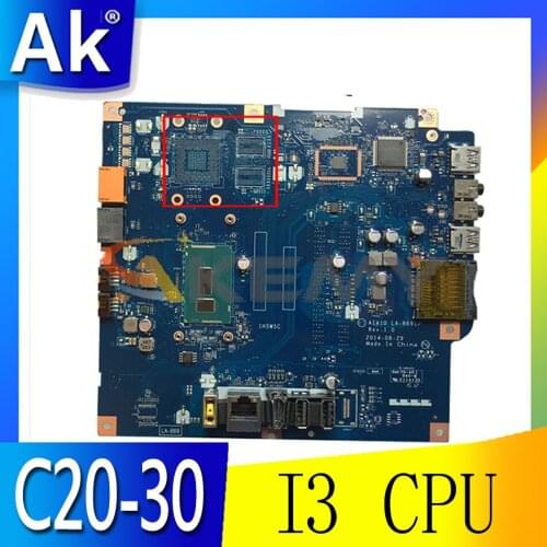 Akemy For C20-30 CPU I3 Motherboard Apto Para Lenovo AIAI0 LA-B691P C2030 all-in-one Motherboard