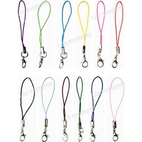 Toy Doll Accessories Small Lobster Clasps Claw with lanyard for DIY crafts - 200pcs/lot LA0383 Free Shipping