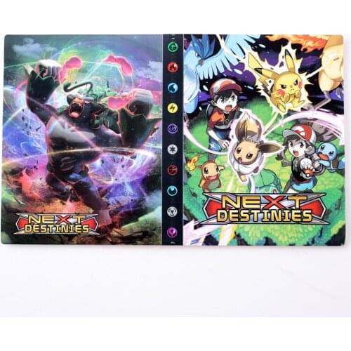 240 Cards New Large Capacity Card Album Book for Pokemon Top Loaded List Playing Cards Holder Pokemon Album Toys Birthday Gift