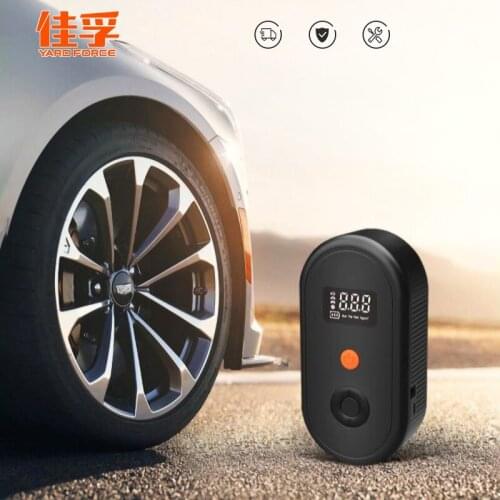 Wireless Car Inflator Portable Air Compressor Tire Inflatable Pump for Cars Bicycle And Ball Car 12V USB5V LED Lighting 150PSI