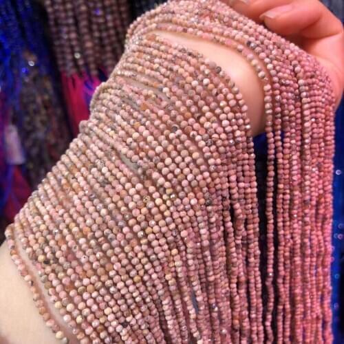 Natural Stone Beads Red Stripe Section Loose Beads Charms For DIY Necklace Bracelet Sewing Craft Jewelry Accessory Making