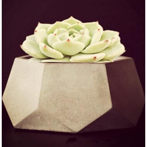 Cement Plants Pot Mold Concrete Gardening Flowerpot Silicone Vase Molds