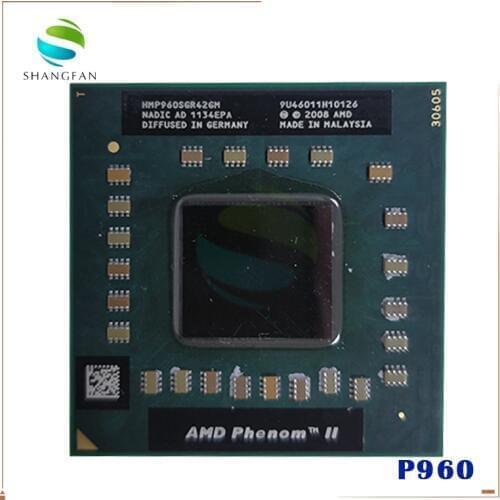 AMD Phenom CPU Quad core P960 HMP960SGR42GM CPU 1.8G clocked 2M Socket S1 Notebook CPU