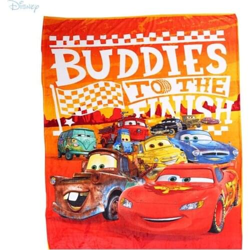 Disney Cars McQueen Cartoon Flannel Throw Blanket for Kids Gift Boys Girls Adult Summer Thin Quilt Woolen Blanket Sleeping Cover
