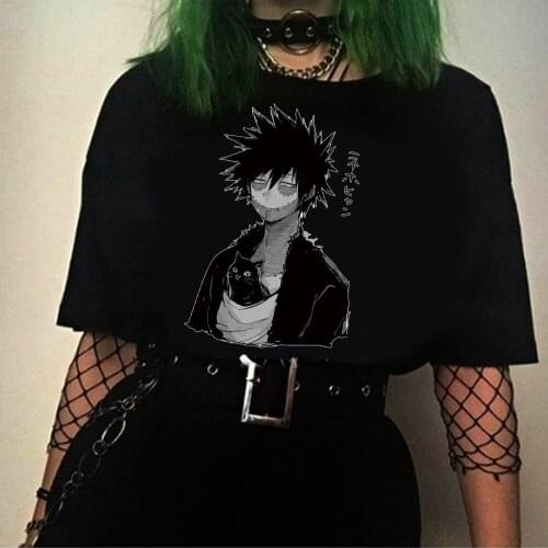 Anime Dabi My Hero Academia T Shirt Unisex Summer Men T-shirt Anime T-shirt Tees Harajuku Tops