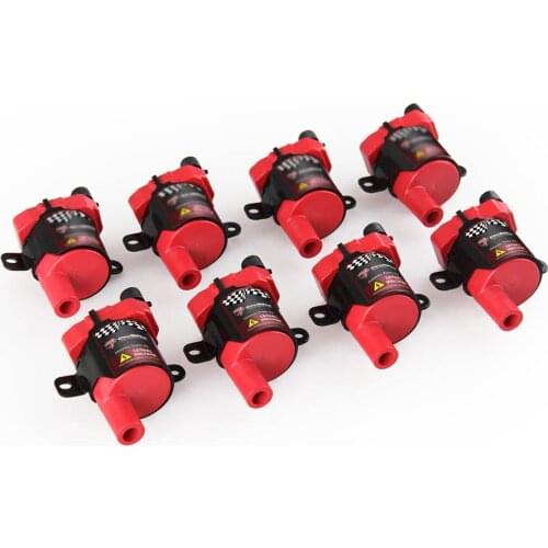 8Pcs D585 Ignition Coils Spark Plug Pack For Chevrolet GMC Silverado 4.3L 5.3L 6.0L D585 ignition coil internal igniter