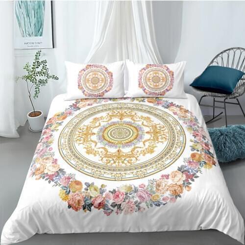 3D Bohemian Duvet Sets Bedding Set Quilt Comforther Covers Pillow Shams Full Double Single King Queen Size Custom Bed Linens
