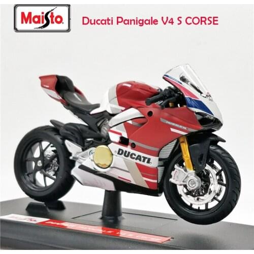 Maisto 1:18 Ducati Panigale V4 S CORSE Diecast Model Motorcycle Toy Bike