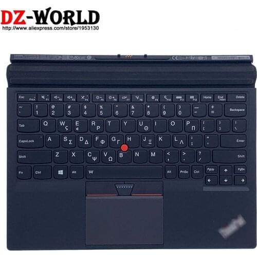 New Original GR Greek Base Portable Backlit Thin Keyboard for Lenovo Thinkpad X1 Tablet 1st 2nd Gen 01AW613