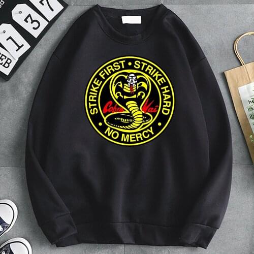 Cobra print new autumn warm mens hoodie plus size Harajuku mens sweater street fashion punk mens streetwear