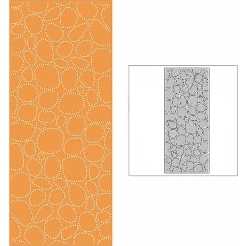 New Slim Spotted Foams Bubble Background Plate Craft Embossing Mold 2021 Metal Cutting Dies for Scrapbooking Album Card Making