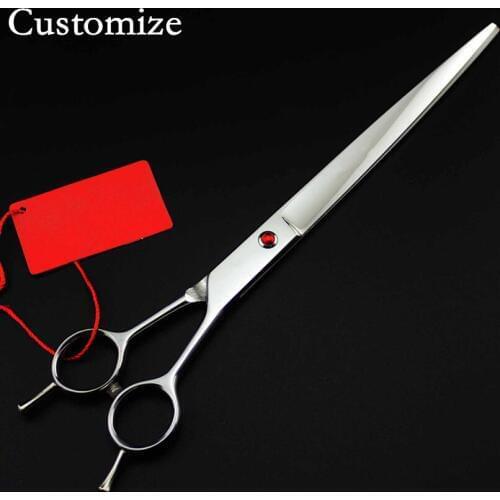 Customize professional japan 9 inch shears pet dog grooming hair scissors cutting makas berber hairdressing scissors with bag