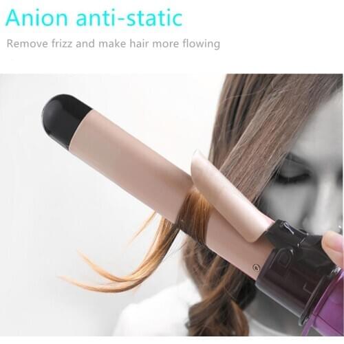 Automatic Hair Iron Wave Fast Heating Curl Wand Digital Display Tool US Plug