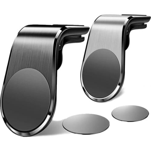 Universal Magnetic Car Phone Holder Air Vent Mount Stand in Car GPS Mobile Cell Phone Holder Bracket For iPhone Samsung Xiaomi
