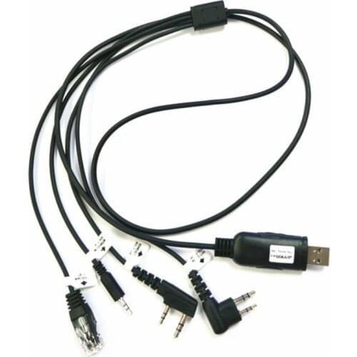 Nuevo 4in1 USB programa adaptador de Cable de programación for la Radio PUXING iluminación TYT HYT BAOFENG UV-5R 666 S 7