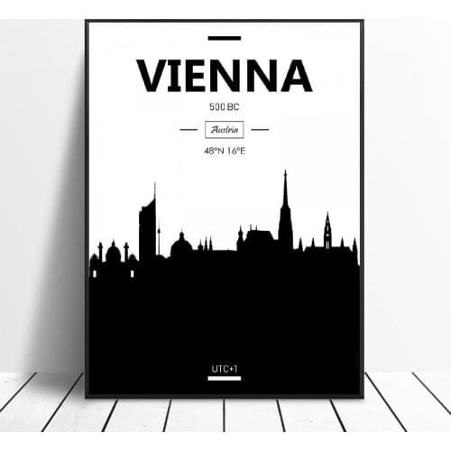 Vienna Art Canvas Poster Home Decoration Painting No Frame