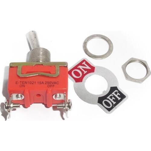 On/Off 2 Positions 2 Terminal Toggle Switch 250V