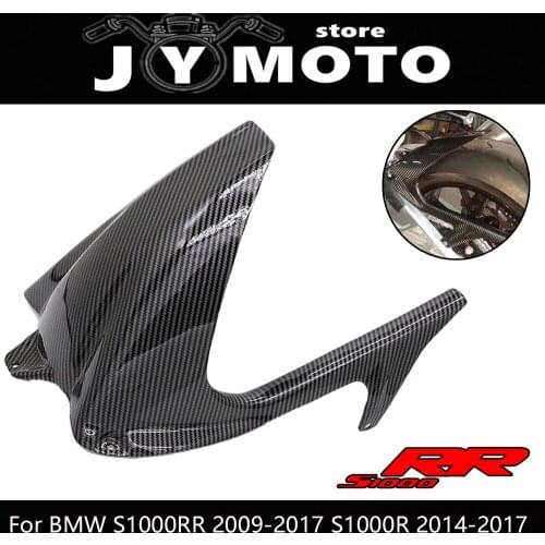 For BMW S1000RR S 1000 RR Rear Wheel Black Carbon Fiber Fairing Rear Wheel Fender 2009-2018 2010 2011 2012 2013 2014 2015