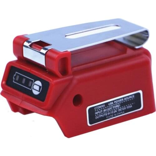 5A 60W Adapter Converter USB Charger For BLACK DECKER 20V Lithium Battery with 12V DC Interface Compatible Electrical Appliances