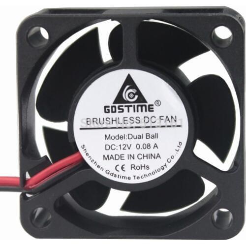 100Pcs Lot Gdstime 4cm DC 12V 2Pin 40x40x20mm 4020 Ball Bearing Cooler 40mm Computer Cooling Fan