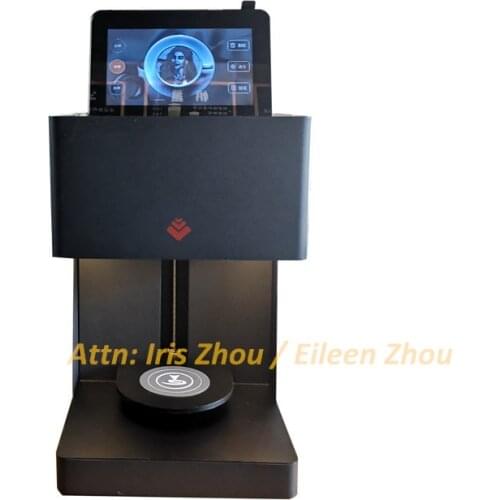 110V/220V customized latte art edible ink coffee printer DIY your photo on coffee (white and black color optional)