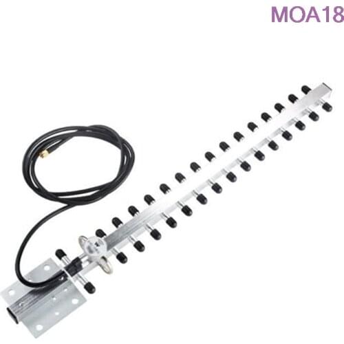 2.4Ghz WiFi Antenna 25dBi RP SMA Outdoor Wireless Yagi Antenna Directional Booster Amplifier Modem Cable 2021 Hot