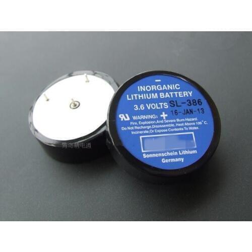 2PCS SL-386 SL386 386 3.6V 1/6D 1700mAh Buckle type lithium battery