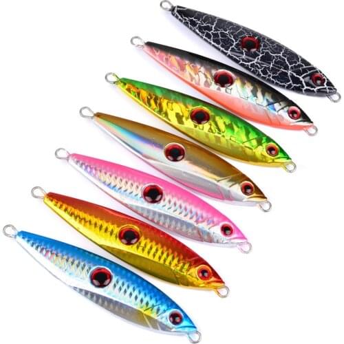 5PCS Deep sea Jigging Fishing Ocean Boat Rock Beach Slow Jig Jigbait Spoon Lure baits 120g
