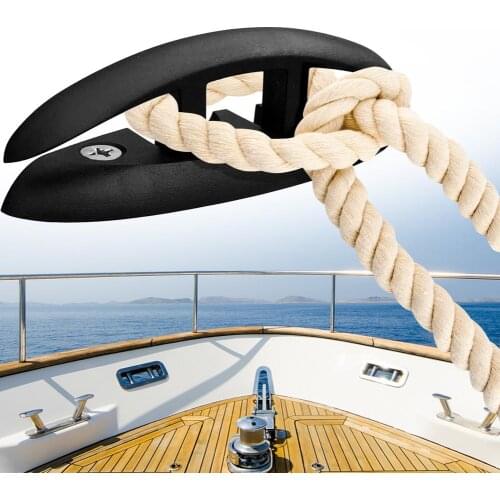 Boat Accessories Nylon Sailboats Flip Up Folding Pull Up Cleat Dock Deck Boat Marine Kayak Hardware Line Rope Mooring Cleat