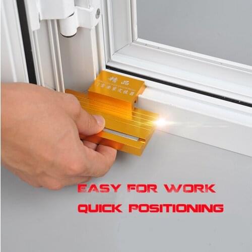Aluminum alloy door window installation tool artifact casement window installation locator sash locator