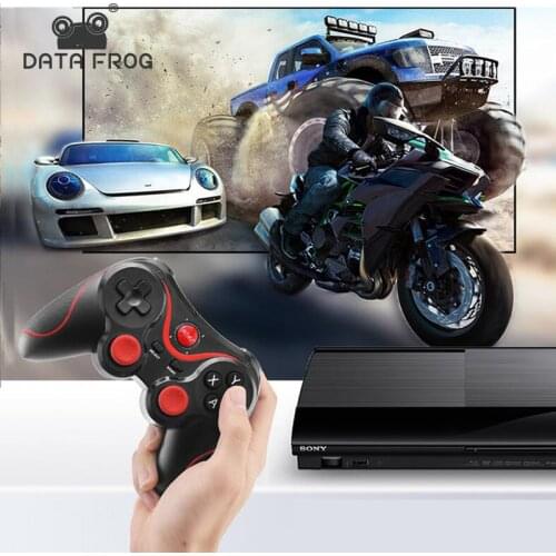 DATA FROG Wireless Bluetooth-Compatible Gamepad Game Controller For PS3 TV PC Laptop Joystick For Iphone Android Smart Phone