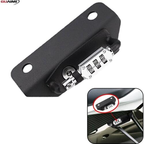 Motorcycle Helmet Lock Anti-Theft Combination PIN Locking Secures For Suzuki GSX-R 1000 2009-2011 K9-L1
