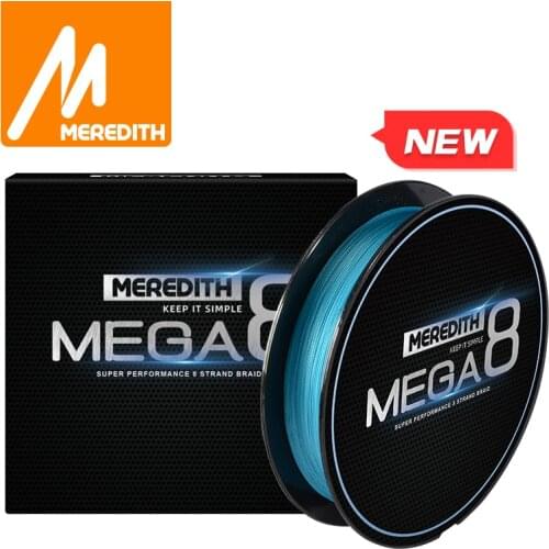MEREDITH Brand MEGA 8X Fishing Line 150M 8 Strands Braided Fishing Line Multifilament PE Line For ​Carp Fishing Wire 2021