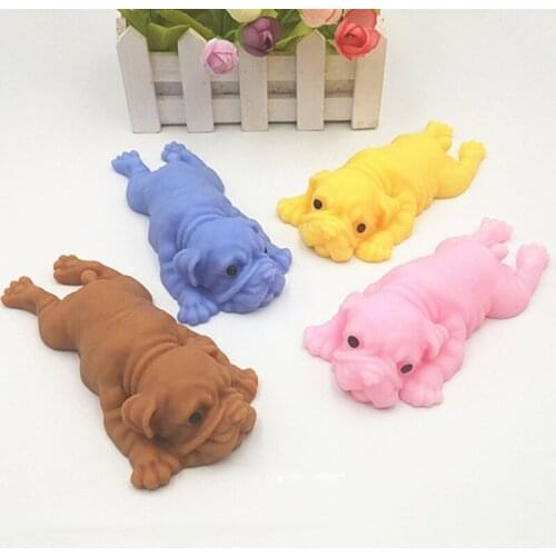 Kid’s Party Favor Sensory Fidget Toy Assortment for Adults Toddlers Pressure Release Squishy Ball Push Bubble Pug Dog