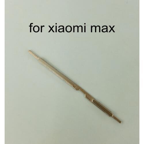 For Xiaomi Max Original Phone Housing Frame New Power Volume Button For Xiaomi Max On Off Side Key Gold Replacement Part