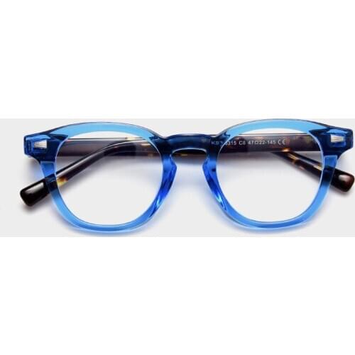 Retro Round Glasses Women Street Photography Fashion Eyewear Literary Eyeglasses High Quality Optical Acetate Frames