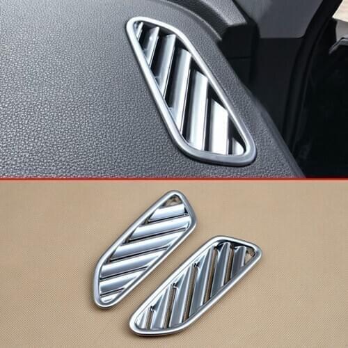 Dashboard Air Vent Cover For Audi Q7 2016 2017 2018 Q 7 Pearl Chrome Molding Accessories