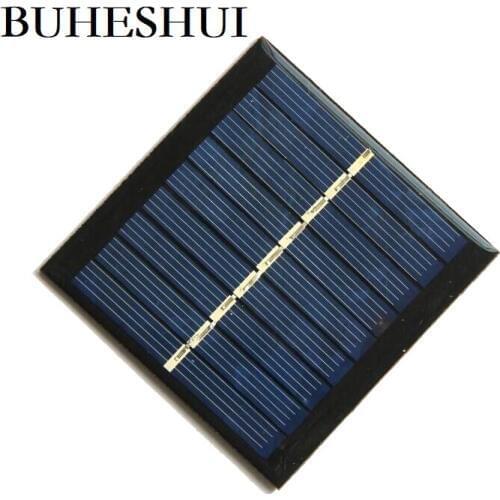BUHESHUI 135MA 4.5V Mini Solar Cell DIY Solar Panel Charger System For 3.7V Battery Light Toy Study 65*65MM 1000Pcs Wholesale