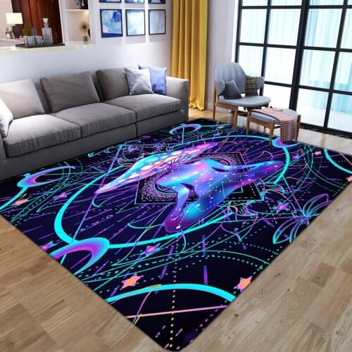 Latest Fashion Modern Carpet Retro European Style Dream Color Pattern Carpets for Living Room Bedroom Area Rug Kitchen Floor Mat