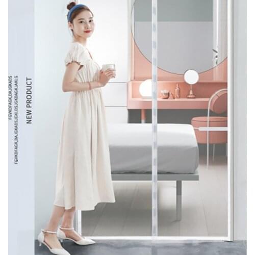 Summer Fiberglass Magnetic Curtain Screen Mesh Mosquito Net Anti Fly Insect Door Mesh Automatic Closing Large Size Mosquito Net