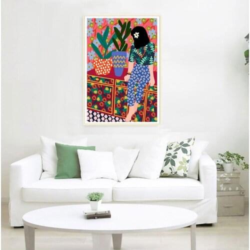 Cartoon Poster Nordic Vogue Kids Canvas Painting Wall Art Pictures For Living Room Home Decorative Prins On The Wall