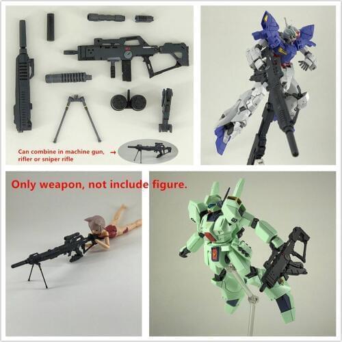 BC Hobby Weapon pack Sniper rifle machine gun for Bandai HG RG 1/144 Sazabi Gundam DB039