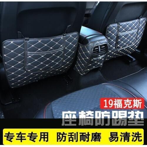 FOR Ford Focus 2019 Childrens anti-dirty mat Interior Refit Armrest Box Rear Seat Kick Pad