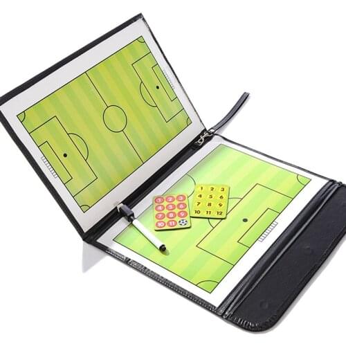 Portable Folding Soccer Match Training Tactical Football Board Coach Coaching Board Whiteboard Marker Tactics New