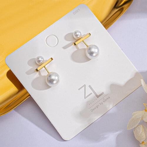Fashion Korean Simple Elegant Pearl Drop Earrings for Women Small Sweet Dangle Hanging Earrings 2021 Trend Wedding Jewelry Gifts