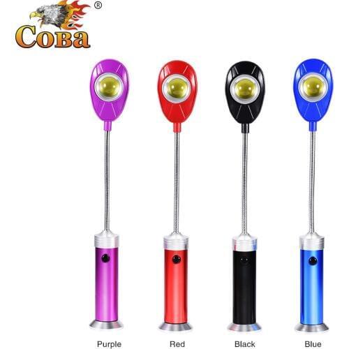 Coba led adjustable work light 3*AAA battery cob work lamp with magnetic aluminum alloy waterproof super bright