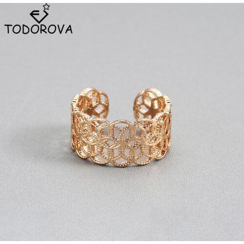 Todorova New Rings for Women Rings Female Cocktail Party Rings Fashion Jewelry
