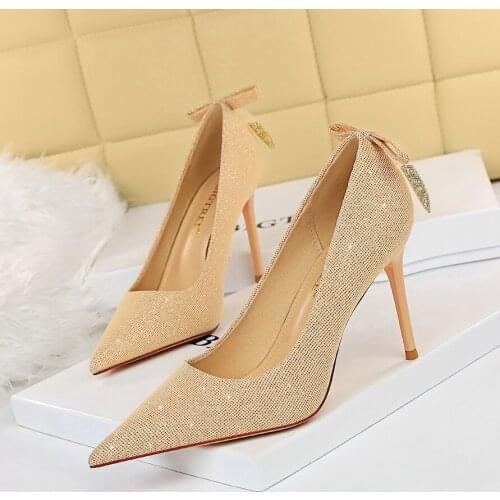 Top Quality Genuine Leather Women Pumps Party High Heels Shoes Womens Fashion wedding shoes