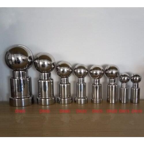 3/8"/1/2''/3/4"/1"/ 2'' Female Thread CIP Tank Cleaning Rotary Spray Ball SS 304